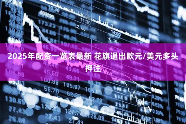 2025年配资一览表最新 花旗退出欧元/美元多头押注